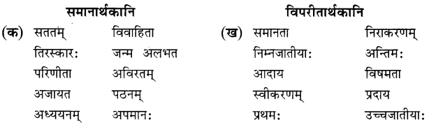 NCERT Solutions for Class 8 Sanskrit Chapter 11 सावित्री बाई फुले Q2