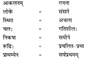 NCERT Solutions for Class 8 Sanskrit Chapter 14 आर्यभटः Q3.1