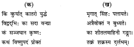 NCERT Solutions for Class 8 Sanskrit Chapter 15 प्रहेलिकाः Q2.1