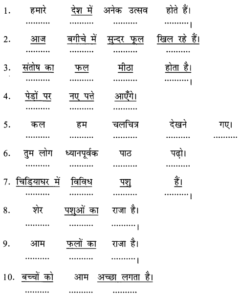 NCERT Solutions for Class 8 Sanskrit Chapter 8 अनुवादः 6