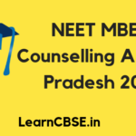 NEET MBBS Counselling Andhra Pradesh 2019