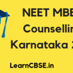 NEET MBBS Counselling Karnataka 2019