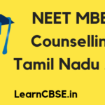 NEET MBBS Counselling Tamil Nadu 2019