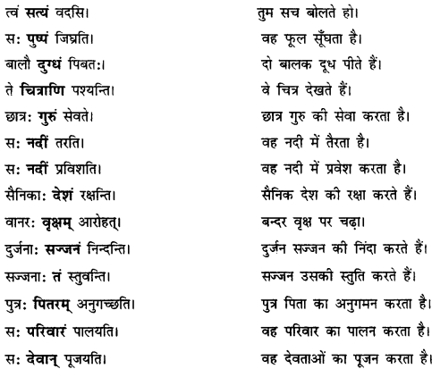 CBSE Class 11 Sanskrit कारक-उपपद विभक्तीनां प्रयोगाः 3