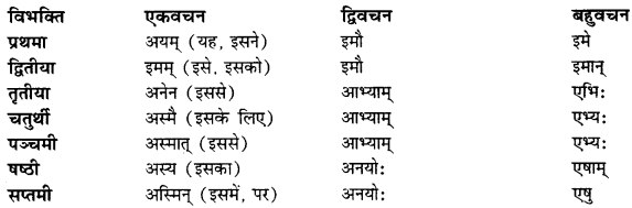CBSE Class 11 Sanskrit शब्दरूपाणि 61
