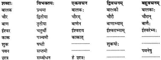 CBSE Class 11 Sanskrit शब्दरूपाणि 88