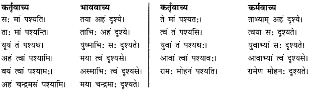 CBSE Class 11 Sanskrit सामान्य-वाच्य परिवर्तनम् 7
