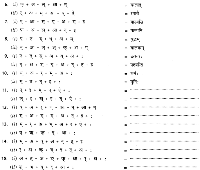 CBSE Class 11 Sanskrit वर्तनी 11