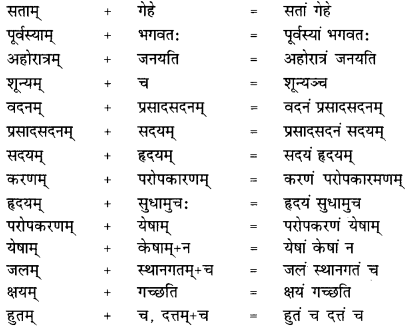 CBSE Class 12 Sanskrit व्याकरणम् सन्धि-प्रकर9