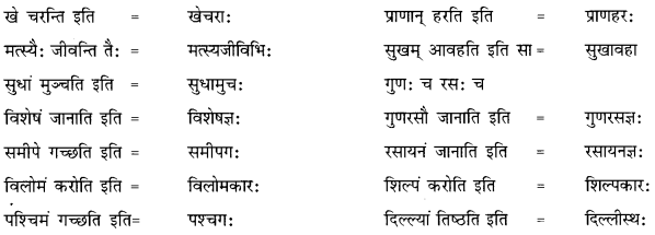CBSE Class 12 Sanskrit व्याकरणम् समास-प्रकरण 2