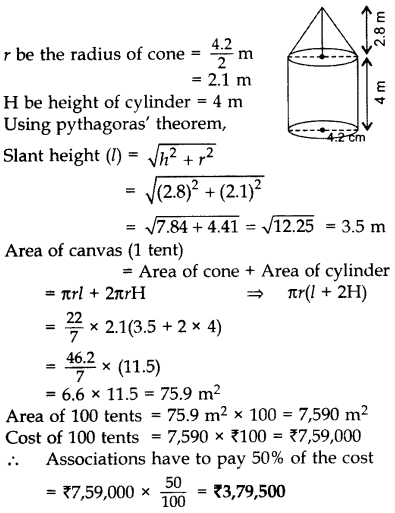 Important Questions for Class 10 Maths Chapter 13 Surface Areas and Volumes 14