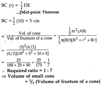Important Questions for Class 10 Maths Chapter 13 Surface Areas and Volumes 24