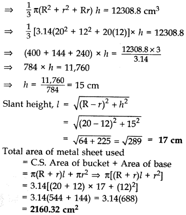 Important Questions for Class 10 Maths Chapter 13 Surface Areas and Volumes 69