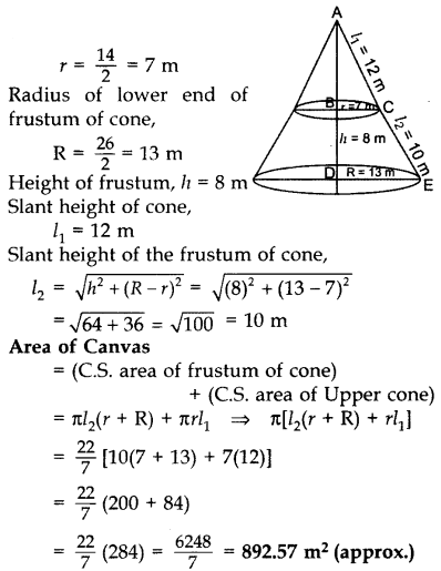 Important Questions for Class 10 Maths Chapter 13 Surface Areas and Volumes 74