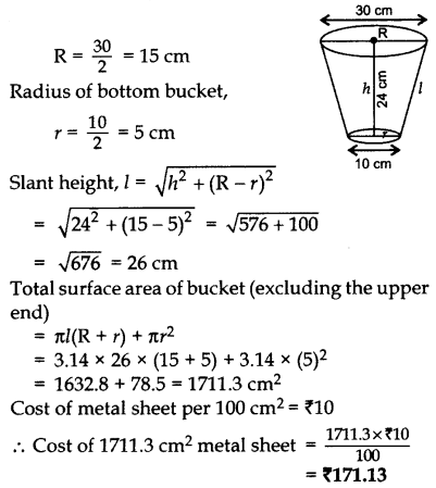 Important Questions for Class 10 Maths Chapter 13 Surface Areas and Volumes 79