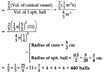 Important Questions for Class 10 Maths Chapter 13 Surface Areas and Volumes 82