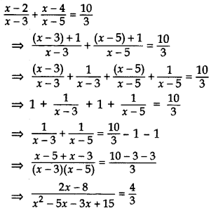 Important Questions for Class 10 Maths Chapter 4 Quadratic Equations 26