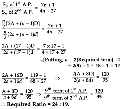 Important Questions for Class 10 Maths Chapter 5 Arithmetic Progressions 26
