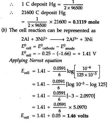 Important Questions for Class 12 Chemistry Chapter 3 Electrochemistry Class 12 Important Questions 34