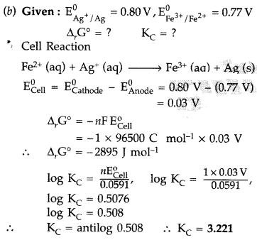 Important Questions for Class 12 Chemistry Chapter 3 Electrochemistry Class 12 Important Questions 42