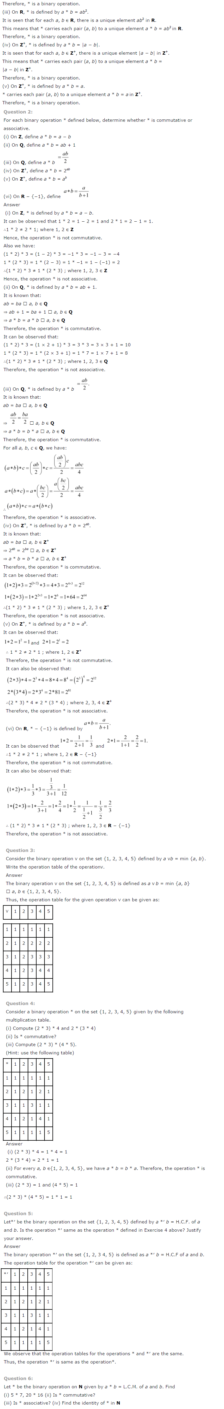 NCERT Solutions For Class 12 Maths Chapter 1 Relations and Functions 8