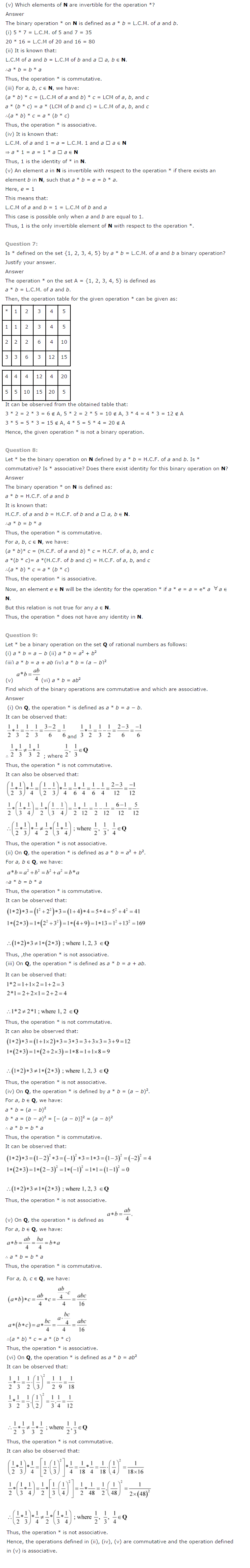 NCERT Solutions For Class 12 Maths Chapter 1 Relations and Functions 9