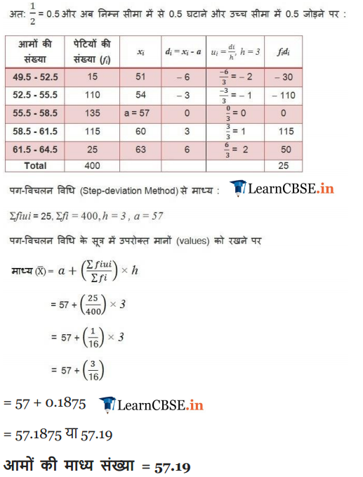 NCERT Solutions for class 10 Maths Chapter 14 Exercise 14.1