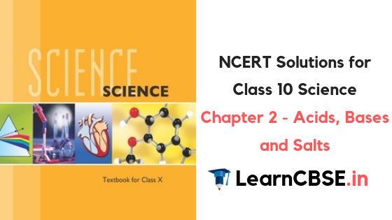 NCERT Solutions for Class 10 Science Chapter 2 Acids, Bases and Salts