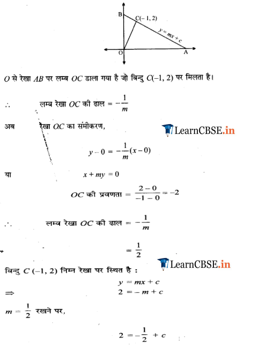 NCERT Solutions for Class 11 Maths Chapter 10 Straight Lines Exercise Exercise 10.3
