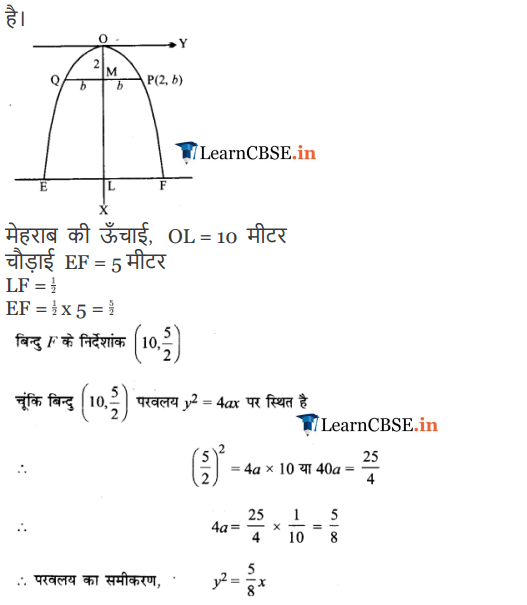 NCERT Solutions for Class 11 Maths Chapter 11 Conic Sections