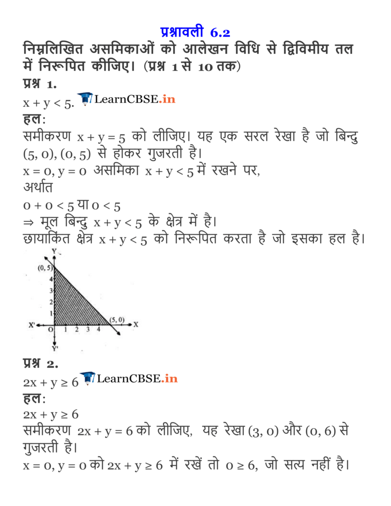 NCERT Solutions for class 11 Maths Chapter 6 Exercise 6.2 for cbse and gujrat board