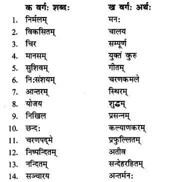 NCERT Solutions for Class 11 Sanskrit Chapter 5 मानसं मम विकसितं कुरु II Q5