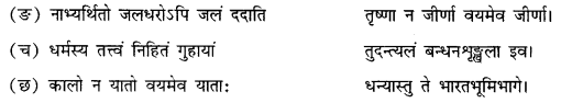 NCERT Solutions for Class 11 Sanskrit Chapter 7 महाजनो येन गतः स पन्थाः Q2.1