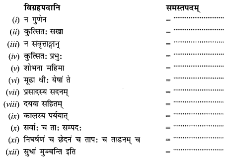 NCERT Solutions for Class 12 Sanskrit Chapter 6 सुधामुचः वाचः Q4