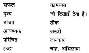 NCERT Solutions for Class 6 Hindi Chapter 5 अक्षरों का महत्व Q1.1