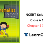 NCERT Solutions for Class 6 Maths Chapter 6 Integers