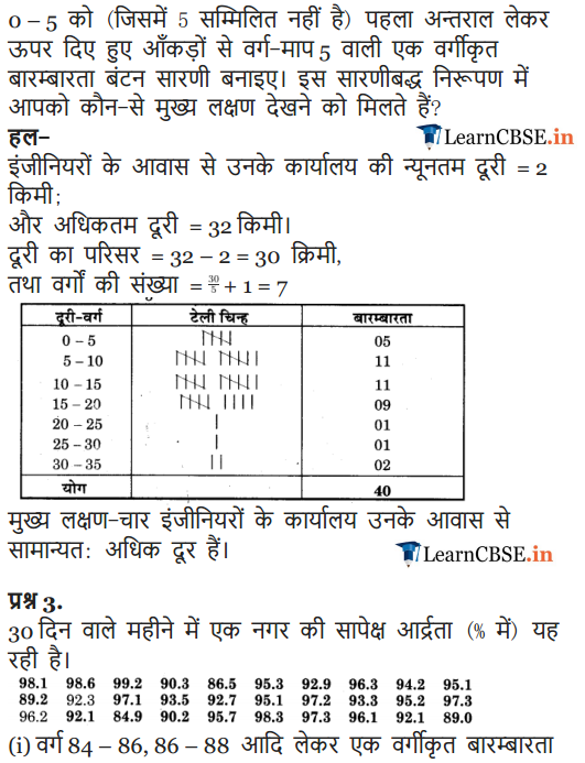 NCERT Solutions for Class 9 Maths Chapter 14 Statistics Exercise 14.2 in pdf form