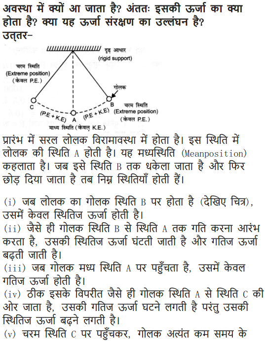 NCERT Solutions for Class 9 Science Chapter 11 Work and Energy Exercises all questions in english