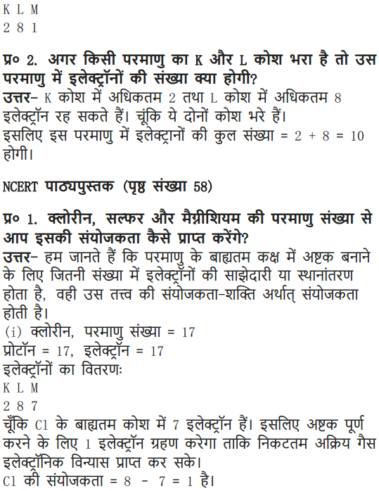 NCERT Solutions for Class 9 Science Chapter 4 Structure of the Atom Hindi Medium 4