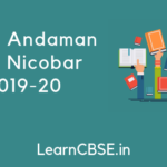NTSE Andaman and Nicobar 2019-20