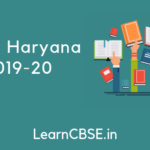 NTSE Haryana 2019-20