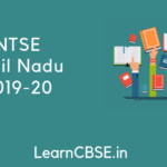 NTSE Tamil Nadu 2019-20