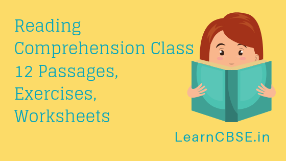 Reading Comprehension Class 12