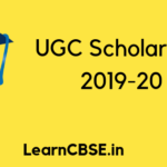 UGC Scholarship 2019-20