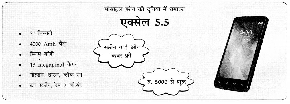 CBSE Class 10 Hindi A विज्ञापन लेखन 10
