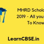 MHRD Scholarship 2019