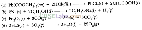NCERT Exemplar Class 10 Science Chapter 1 Chemical Reactions And Equations 14