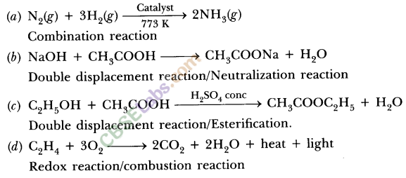 NCERT Exemplar Class 10 Science Chapter 1 Chemical Reactions And Equations 8