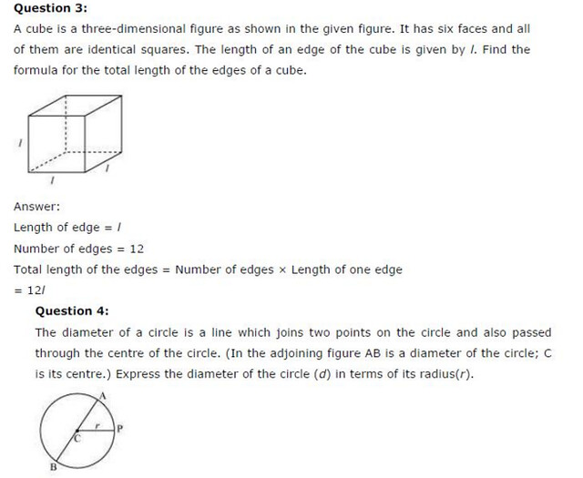 NCERT Solutions For Class 6 Maths Algebra Exercise 11.2 Q2