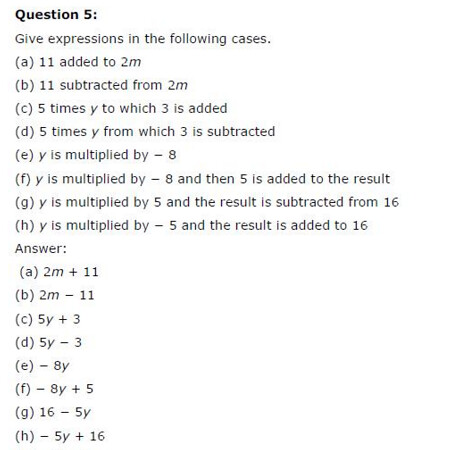 NCERT Solutions For Class 6 Maths Algebra Exercise 11.3 Q4